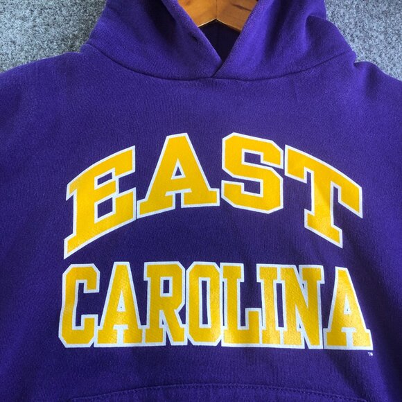 Russel Athletic East Carolina University Hoodie Mens Small Purple Sweatshirt - Picture 3 of 10